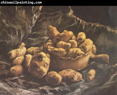 Vincent Van Gogh Still life with an Earthen Bowl and Potatoes (nn04)