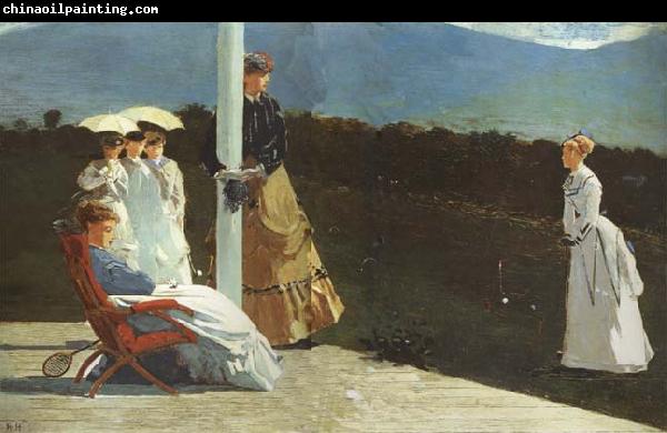 Winslow Homer The Croquet Match (mk44)