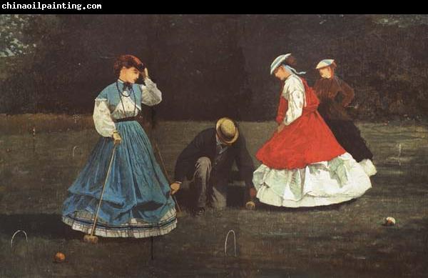 Winslow Homer The Croquet Game (mk44)