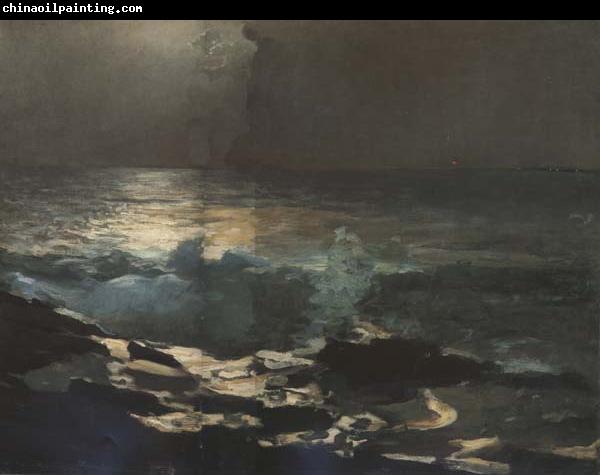 Winslow Homer Moonlight,Wood Island Light (mk44)