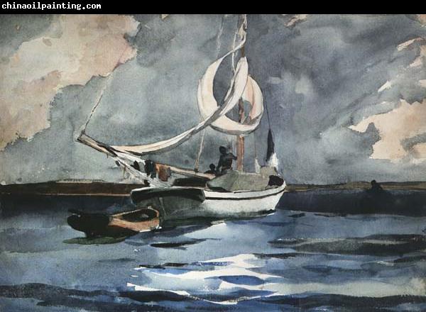 Winslow Homer Sloop Nassau (mk44)