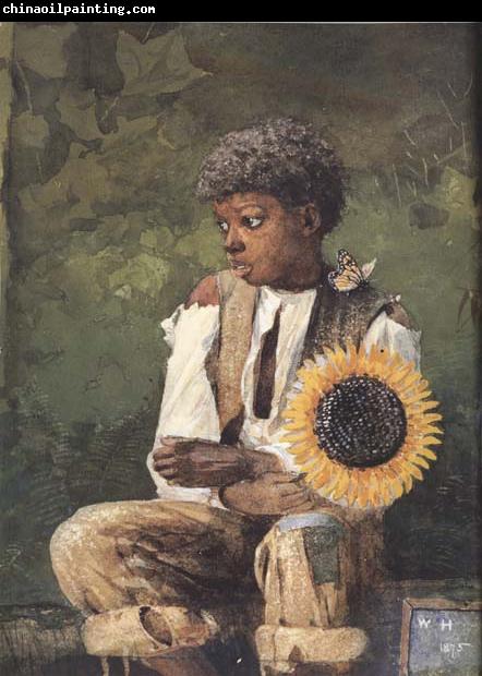 Winslow Homer Taking Sunflower to Teacher (mk44)