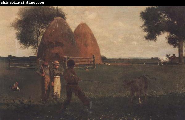 Winslow Homer Weaning the Calf (mk44)