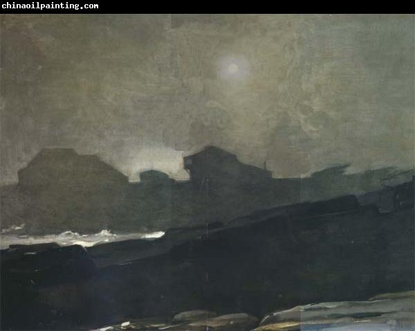 Winslow Homer The Artist's Studio in an Afternoon Fog (mk44)