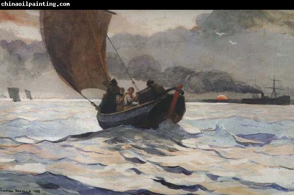 Winslow Homer Returning Fishing Boarts (mk44)