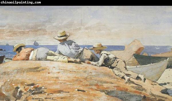 Winslow Homer Three Boys on the Shore (mk44)