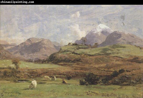 david farquharson,r.a.,a.r.s.a.,r.s.w Glenorchy's Prond Mountain (mk37)