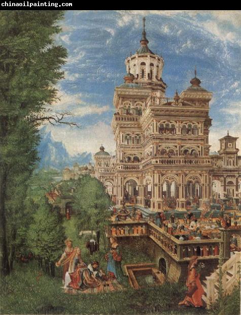 Albrecht Altdorfer Susanna at her Bath and The Stoning of the Old Men