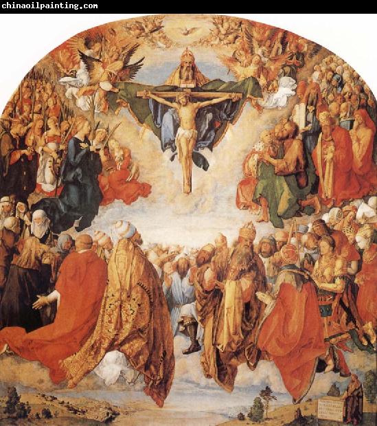 Albrecht Durer The Adoration of the Trinity