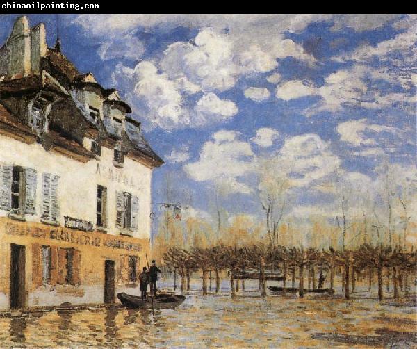 Alfred Sisley The Bark during the Flood