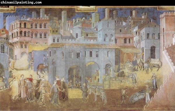 Ambrogio Lorenzetti Life in the City