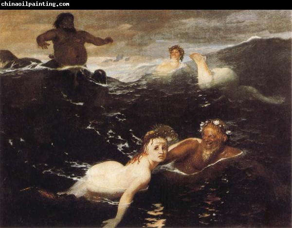 Arnold Bocklin The Waves