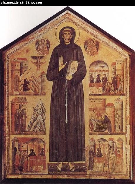 BERLINGHIERI, Bonaventura St Francis and Scenes from his Life