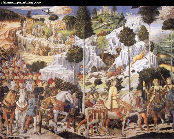 Benozzo Gozzoli Procession of the Magi