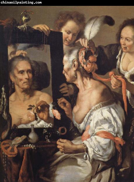 Bernardo Strozzi Woman at the mirror