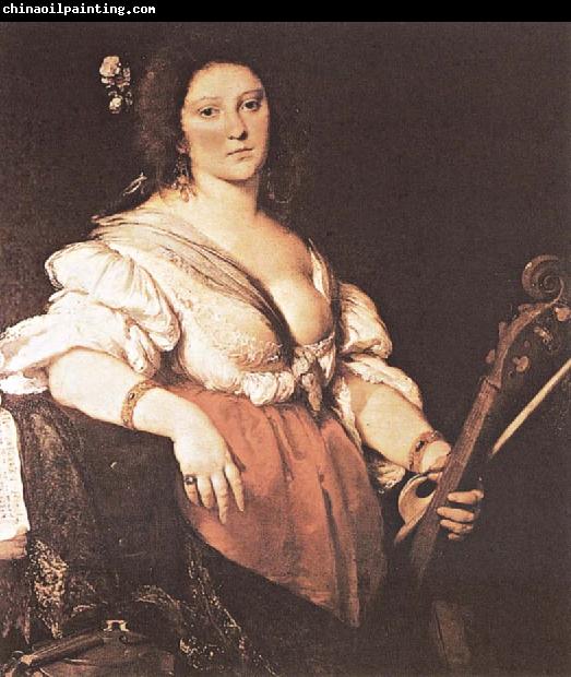 Bernardo Strozzi Bernardo Strozzi, Joueuse de viole de gamb