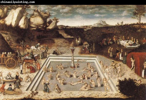 CRANACH, Lucas the Elder The Fountain of Youth