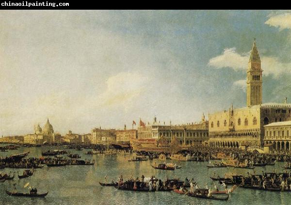 Canaletto Venice:The Basin of San Marco on Ascension Day