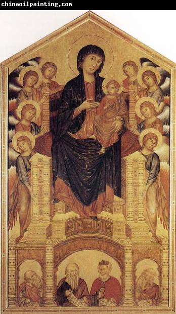 Cimabue Madonna and Child Enthroned with Angels and Prophets