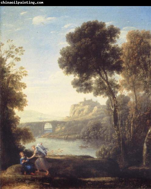 Claude Lorrain Landscape with Hagar and the Angel