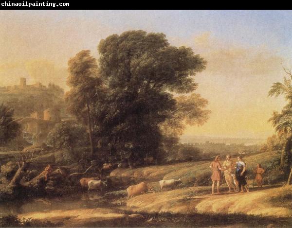 Claude Lorrain Landscape with Cephalus and Procris reunited by Diana