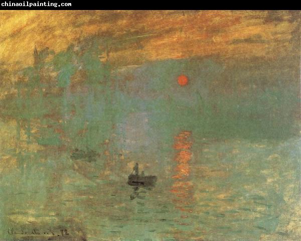 Claude Monet sunrise