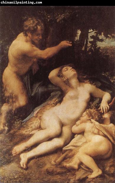 Correggio Zeus and Antiope