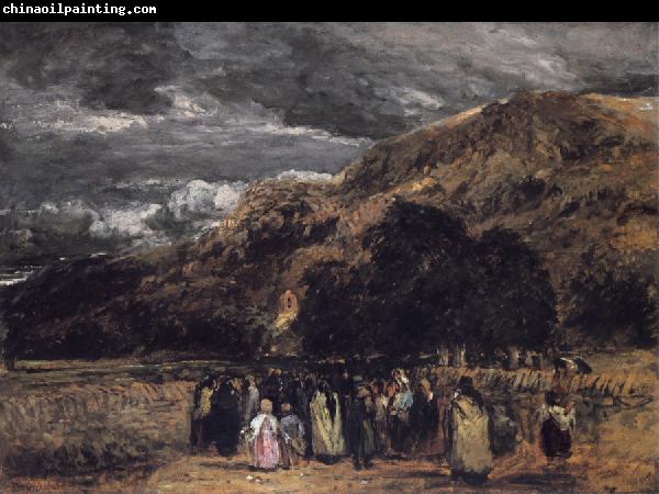 David Cox A Welsh Funeral