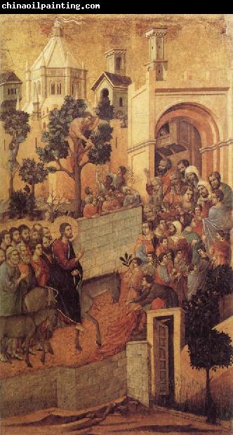 Duccio di Buoninsegna Christ Entering Jerusalem