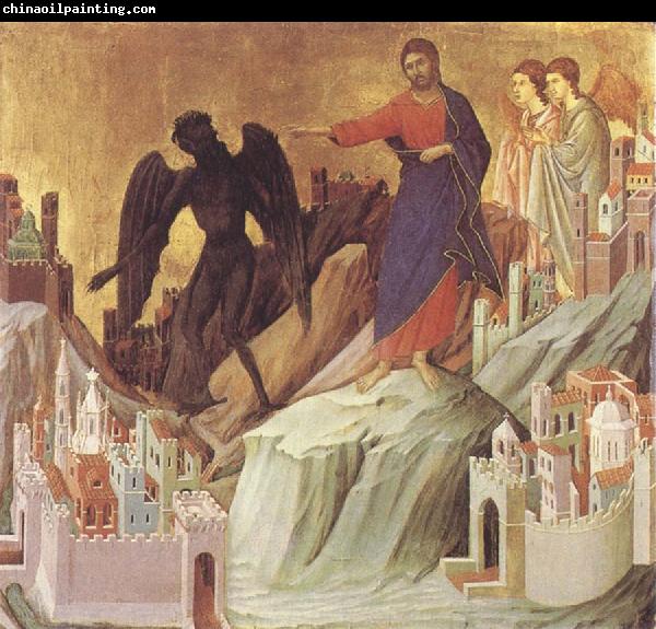 Duccio di Buoninsegna The Tempration of Christ on the Mountain