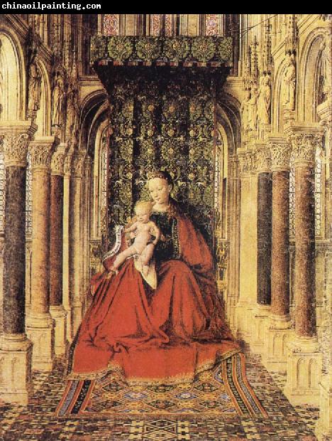 EYCK, Jan van The Virgin and Child in a Church