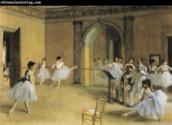 Edgar Degas Dance Class at hte Opera