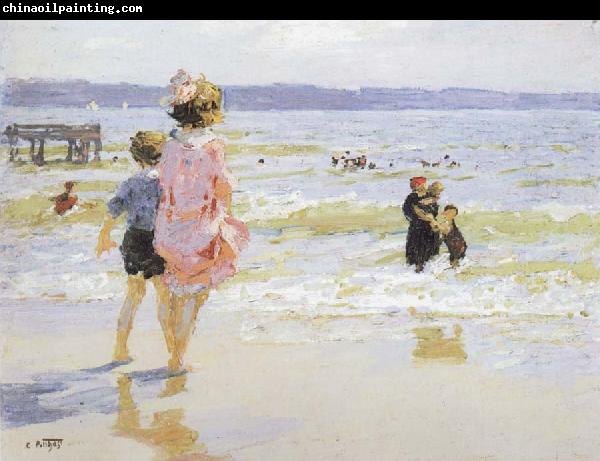 Edward Henry Potthast Prints At the Seashore