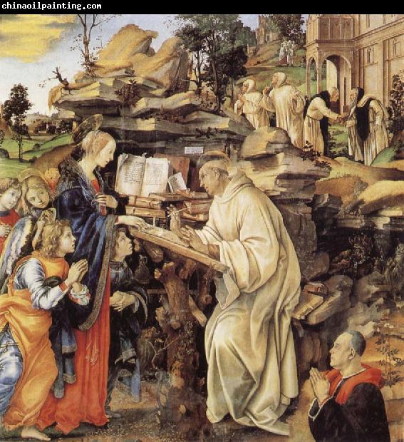 Fra Filippo Lippi The Vision of St Bernard