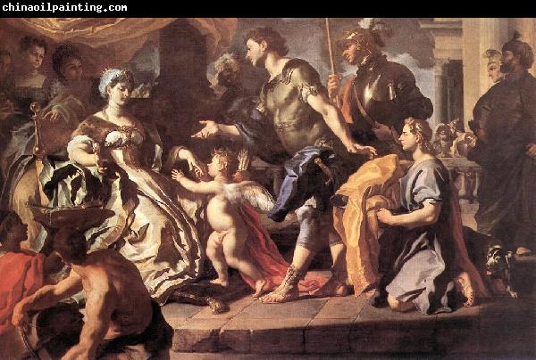 Francesco Solimena Dido Receiveng Aeneas and Cupid Disguised as Ascanius