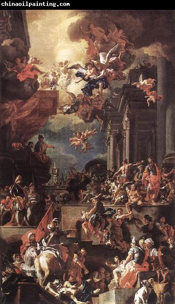 Francesco Solimena The Massacre of the Giustiniani at Chios