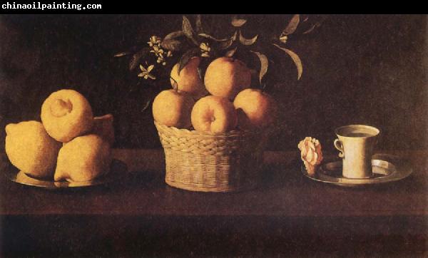 Francisco de Zurbaran Still Life with Lemons,Oranges and Rose