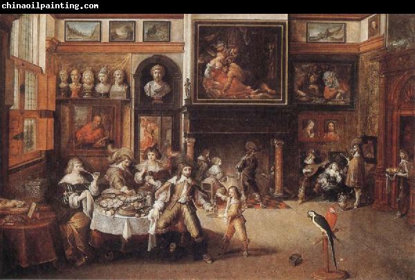 Frans Francken II Supper at the House of Burgomaster Rockox