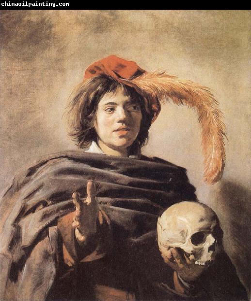 Frans Hals Young man with a skull