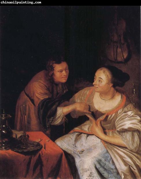 Frans van Mieris Carousing Couple