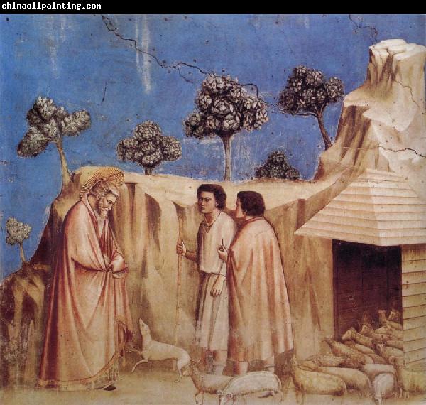 GIOTTO di Bondone Joachim Takes Refuge in the Wilderness