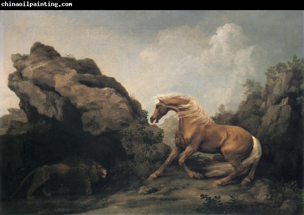 George Stubbs Horse Frightened by a lion