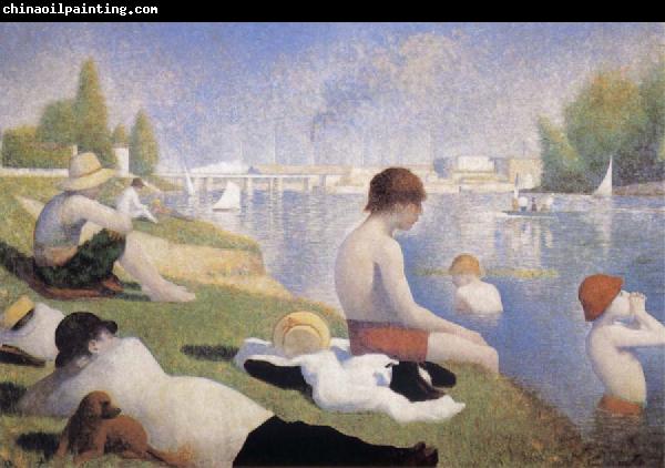 Georges Seurat Bathers at Asnieres