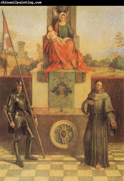 Giorgione Virgin and CHild with SS Francis and Liberalis