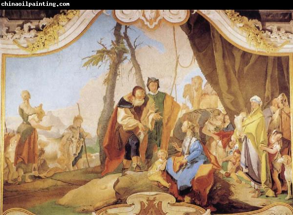 Giovanni Battista Tiepolo Rachel Hiding the Idols from her Father Laban