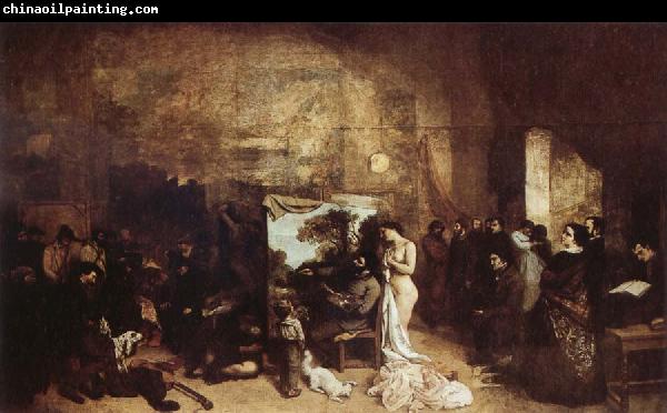 Gustave Courbet The Painter's Studio A Real Allegory