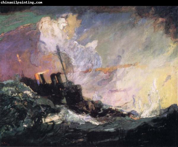 Henry Reuterdahl American Destroyer Patrol along the Atlantic frome Art and the Great War