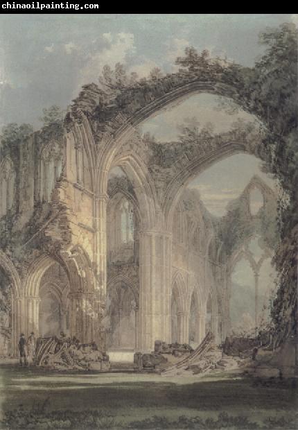 J.M.W. Turner The Chancel and Crossing of Tintern Abbey,Looking towards the East Window
