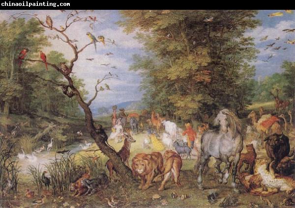 Jan Brueghel The Elder The Animals entering the Ark