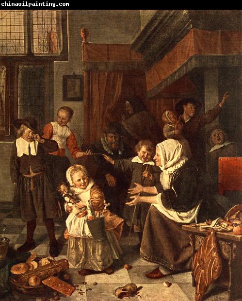 Jan Steen The Feast of St. Nicholas